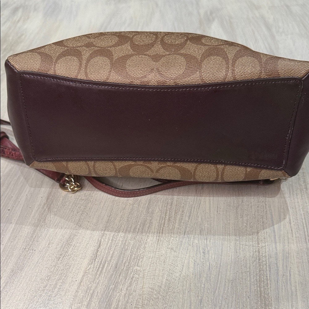 Coach Mini Rowan Sage Snake Carryall Satchel/Crossbody Bag π - Picture 5 of 14